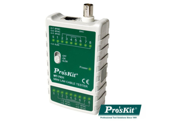 PROSKIT Testador De Cabos Rede Compacto PROSKIT Testador De Cabos Rede Compacto